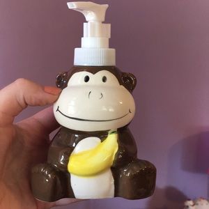 Monkey soap dispenser bottle